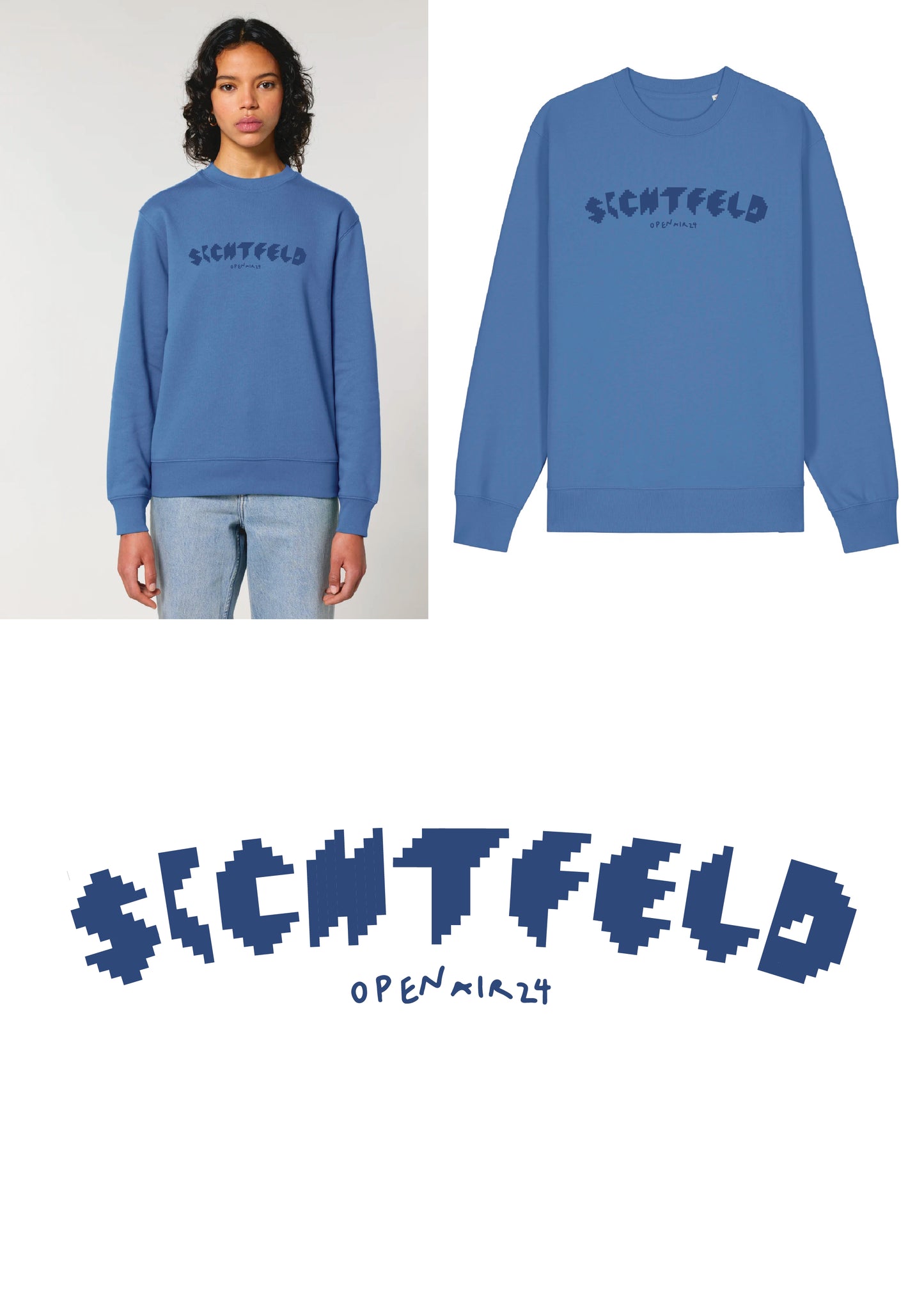 Sweatshirt Bright Blue